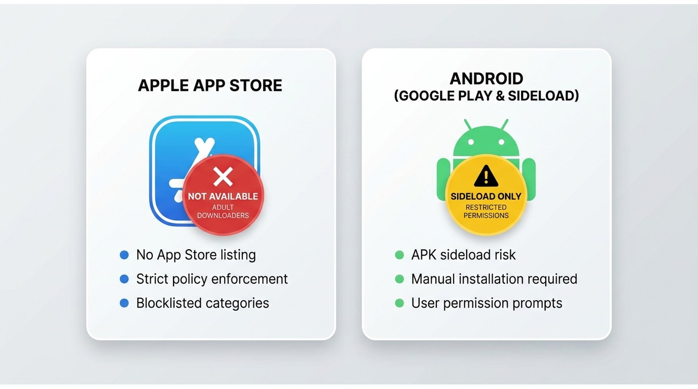 Porn downloader apps for android and ios