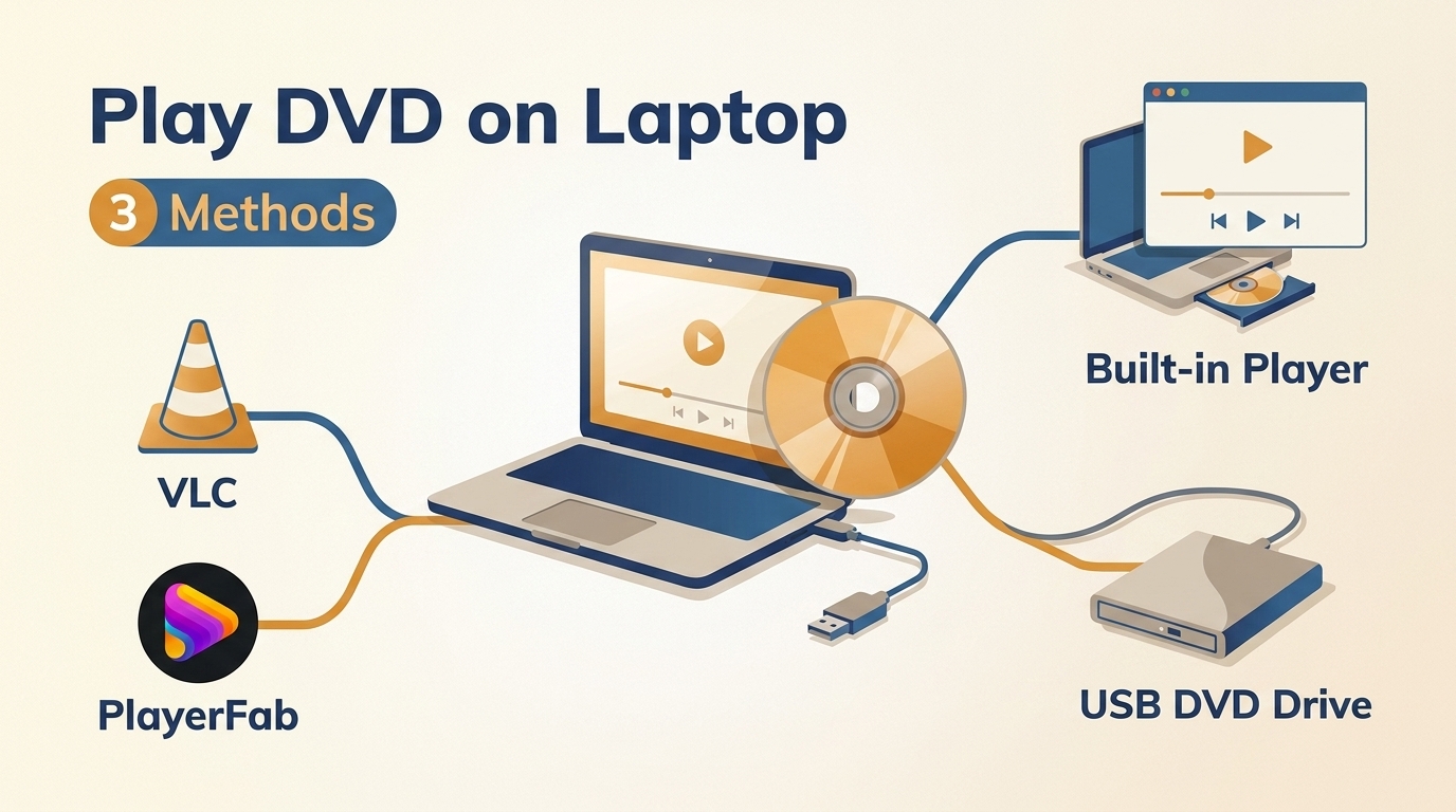 How to Play a DVD on a Laptop: 3 Methods That Work