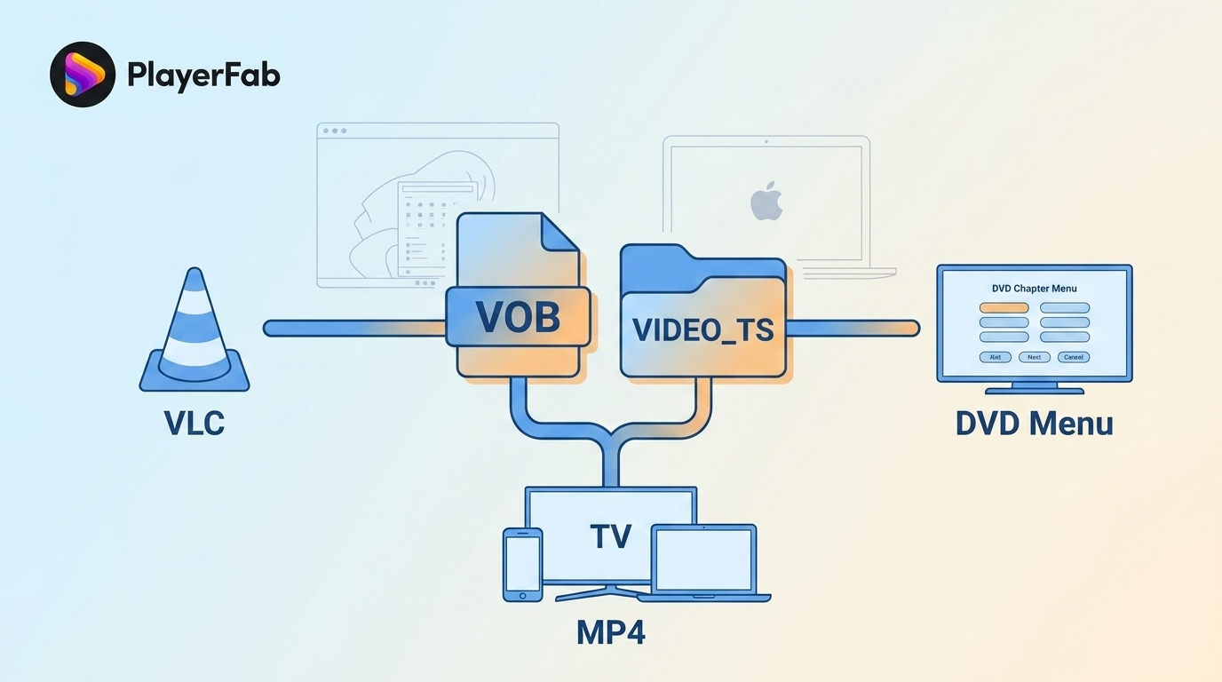 How to Play VOB Files: VLC, DVD Menus, and MP4 Conversion