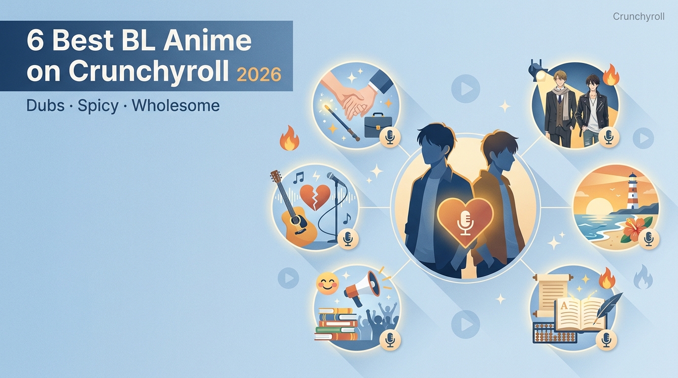 8 Best BL Anime on Crunchyroll in 2026: Spicy, Dubbed, and Wholesome Picks
