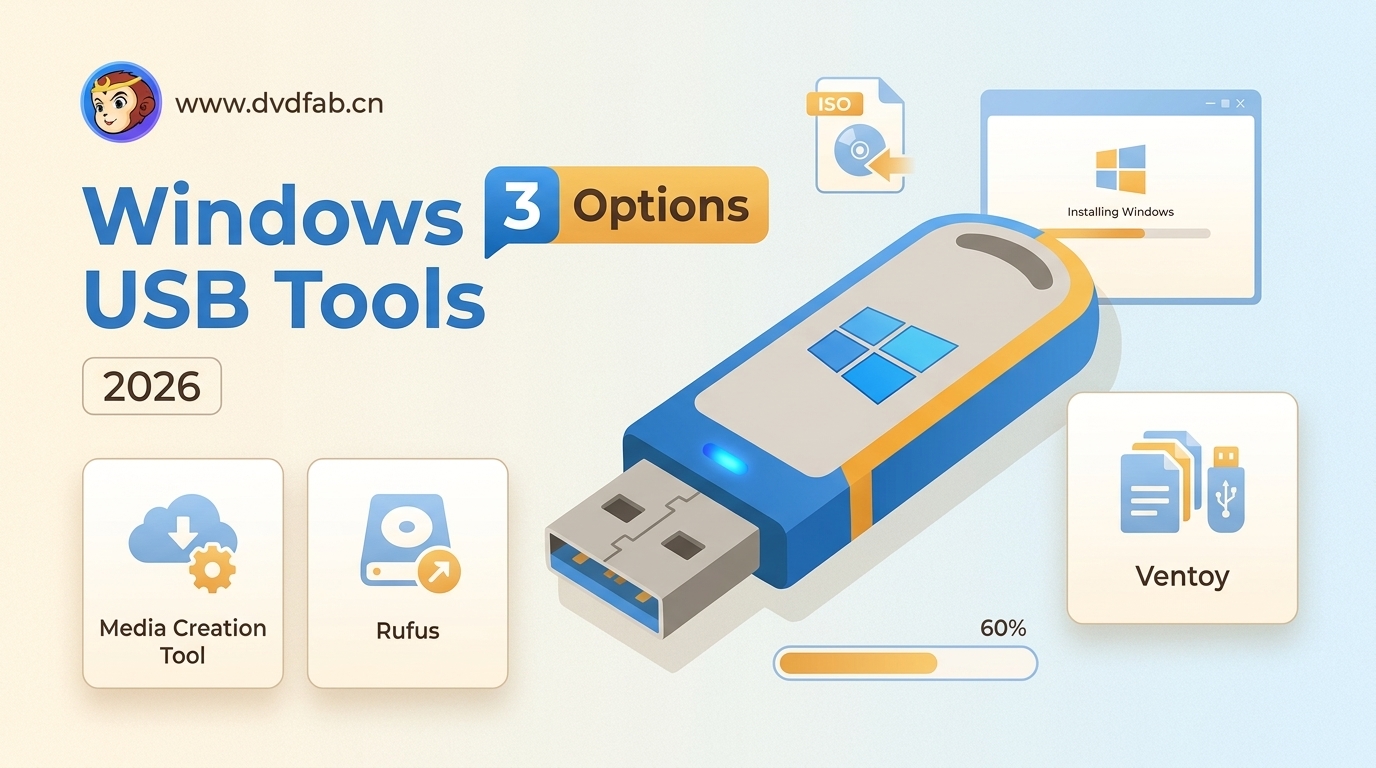 Windows USB/DVD Download Tool: 3 Better Options in 2026