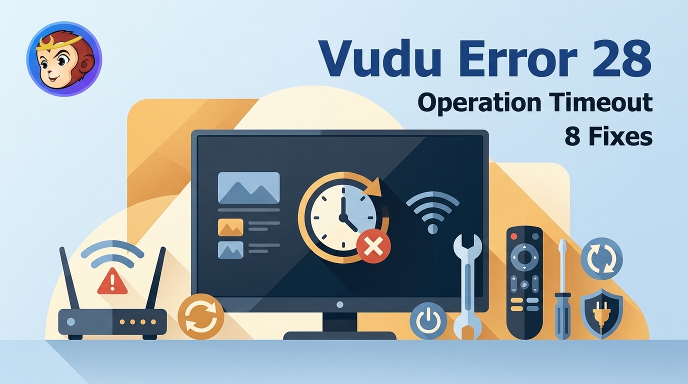 Vudu Error Code 28: 8 Fixes for Operation Timeout