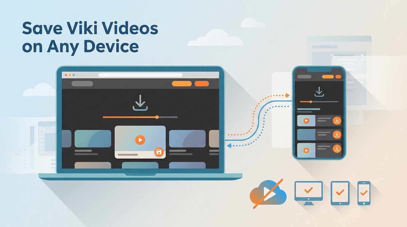 Save Viki Videos on PC and Mobile: 3 Practical Options