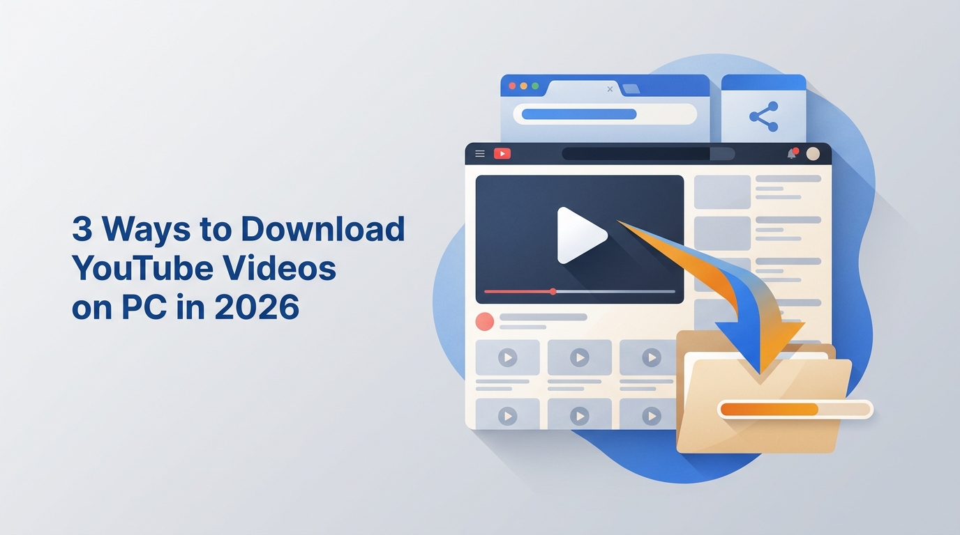 3 Ways to Download YouTube Videos on PC in 2026
