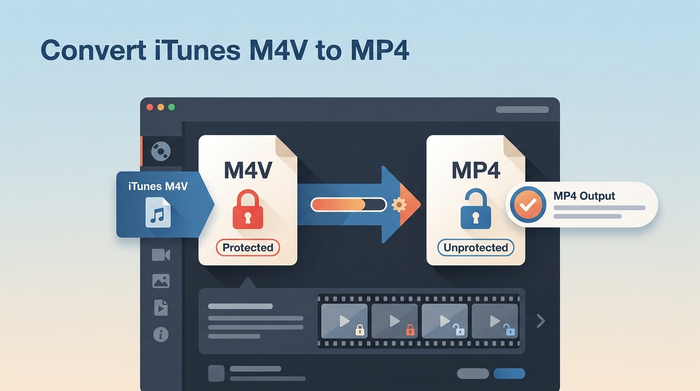 Convert iTunes M4V to MP4: Protected vs. Unprotected Files