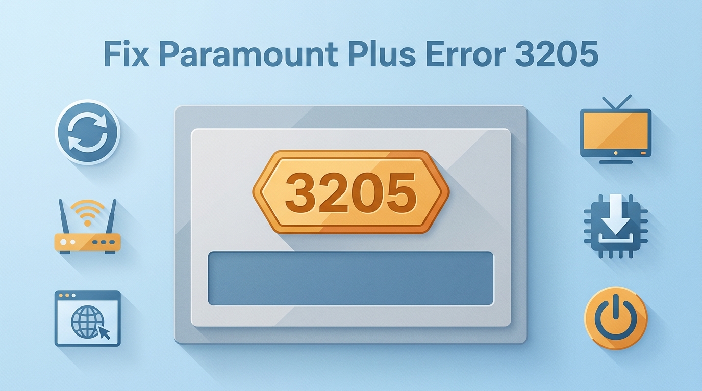 Paramount Plus Error Code 3205: 6 Fixes to Try