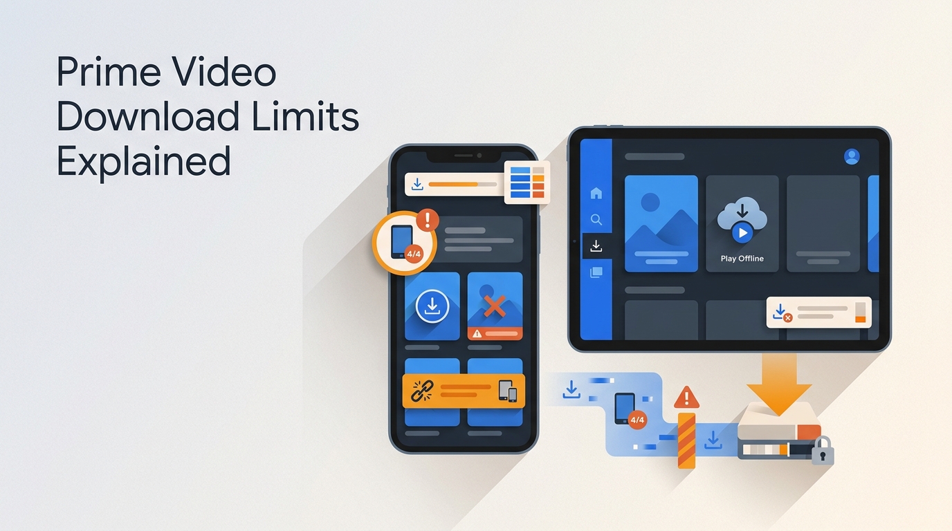 Prime Video Download Limit: 2026 Rules and Fixes
