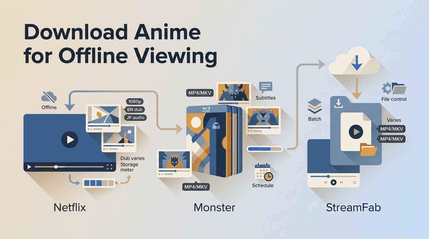 Download Monster Anime: 3 Offline Options Compared [2026]