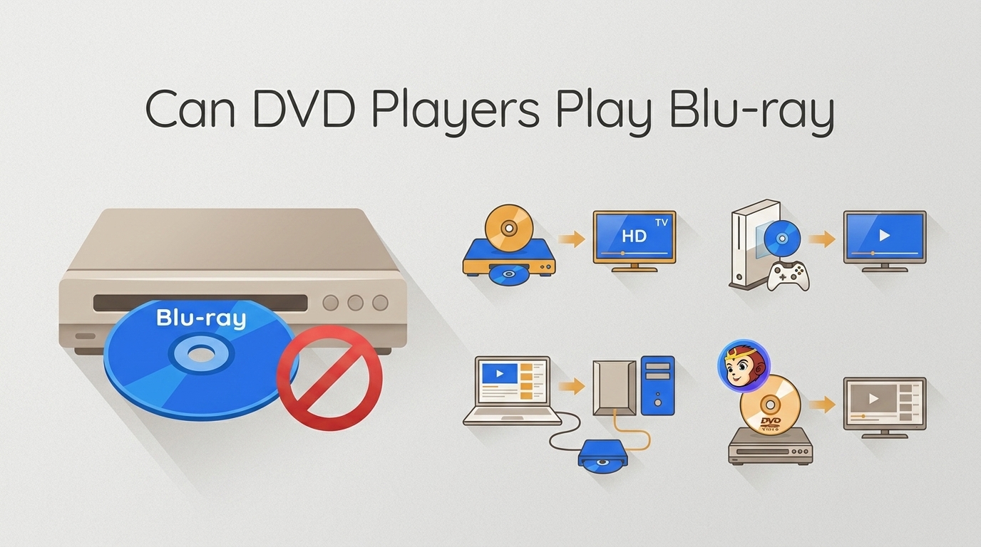 Un lecteur DVD peut-il lire un Blu-ray ? Non, plus 4 options