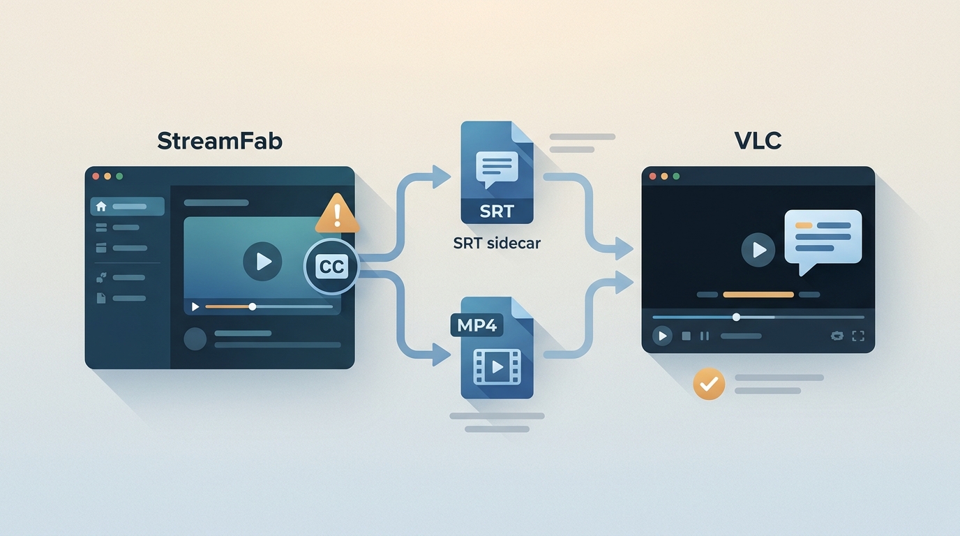 StreamFab Subtitles: Fix Missing SRT Files and MP4 Tracks