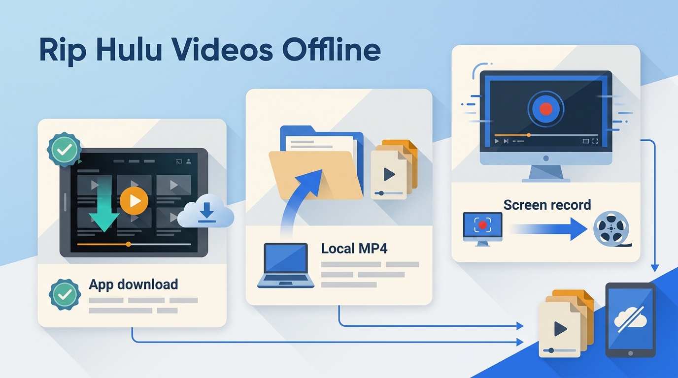 How to Rip Hulu Videos: 3 Offline Options Explained