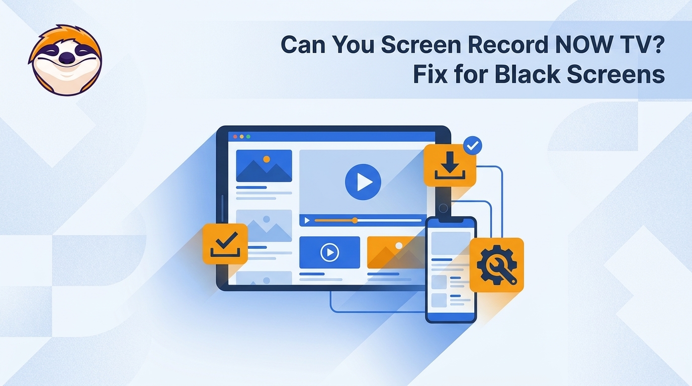 Can You Screen Record NOW TV? 2026 Fix for Black Screens