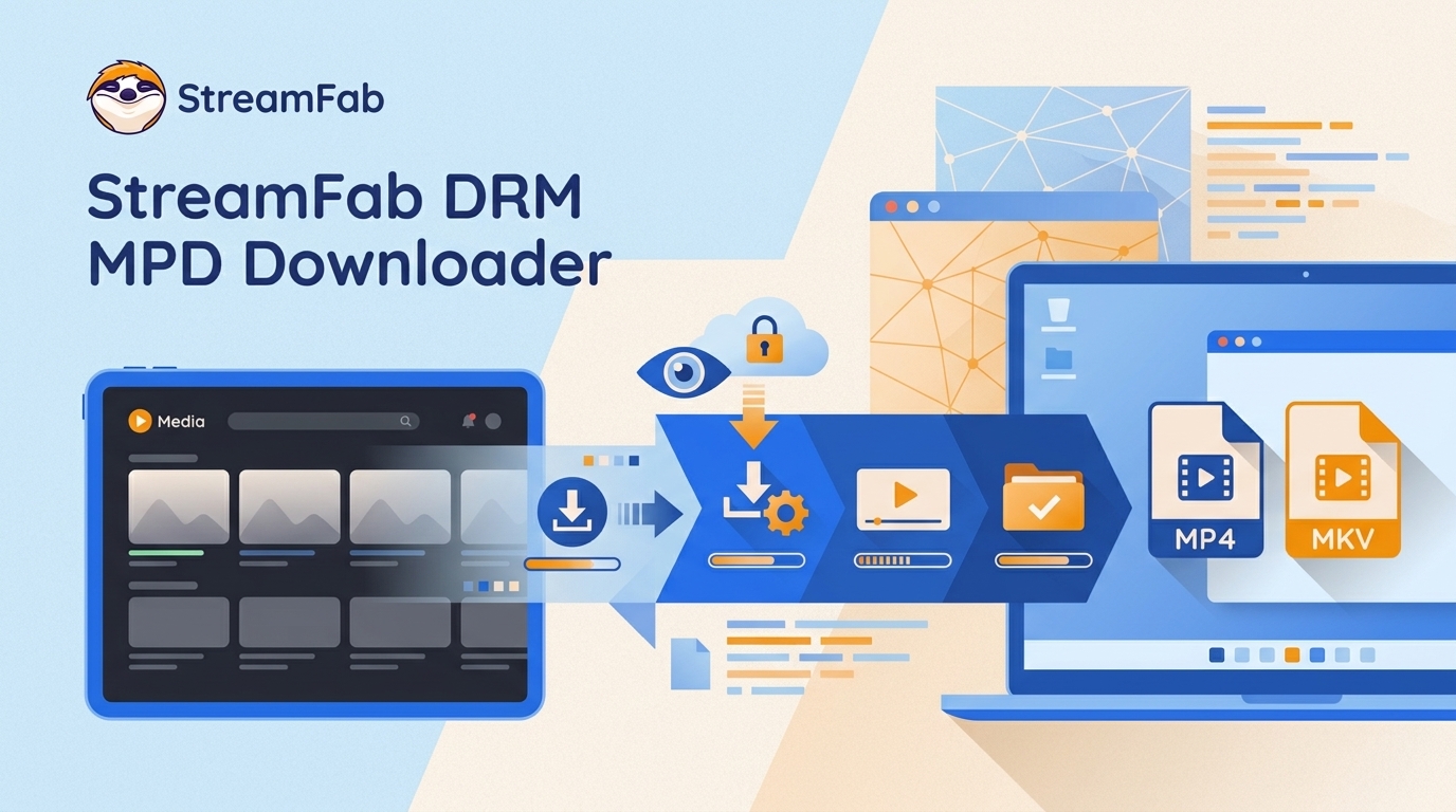 StreamFab DRM MPD Downloader: 4 Steps to MP4 or MKV