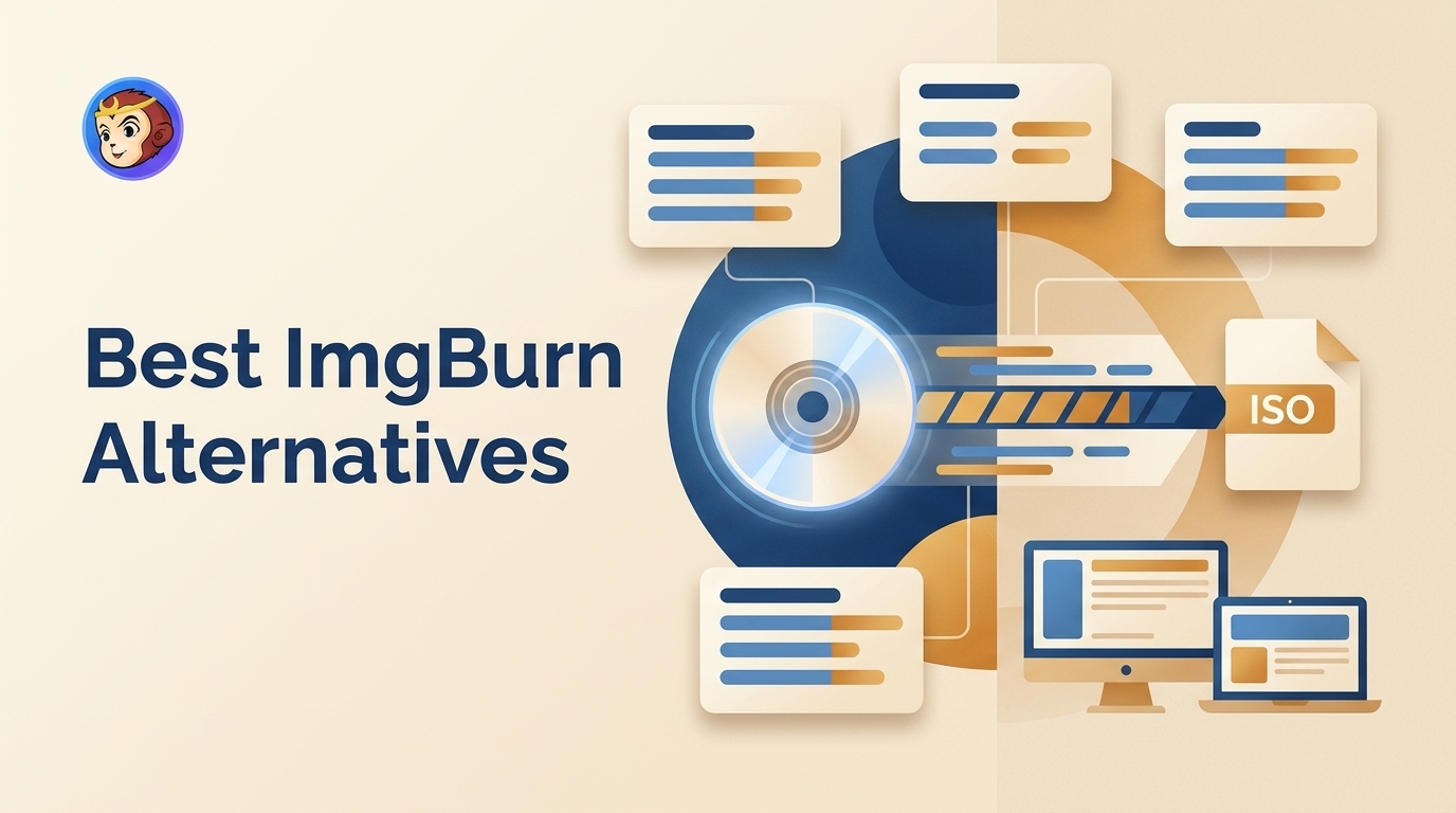 Five ImgBurn alternatives for Windows and Mac in 2026