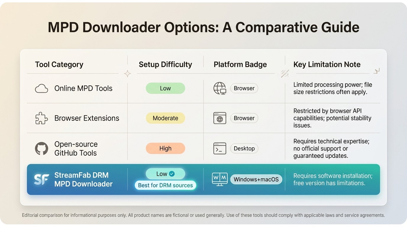 Free mpd tools or streamfab