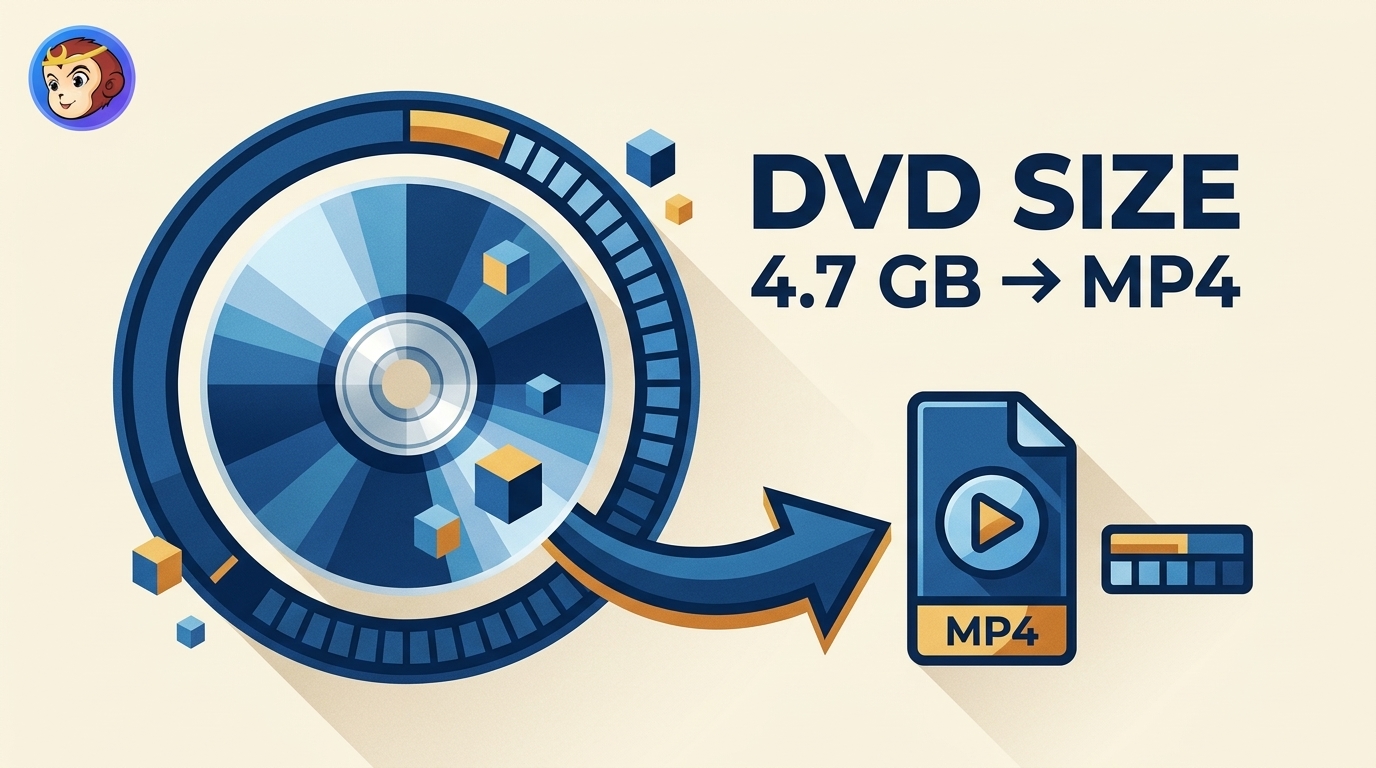 DVD Size and Capacity in 2026: From 4.37GB Usable to Ripped MP4 File Size