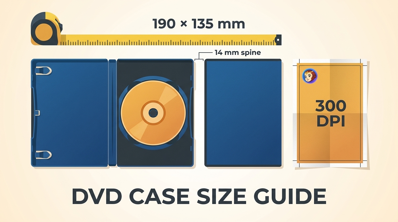 DVD Case Dimensions in mm and Inches: A Collector's Sizing and Print Guide