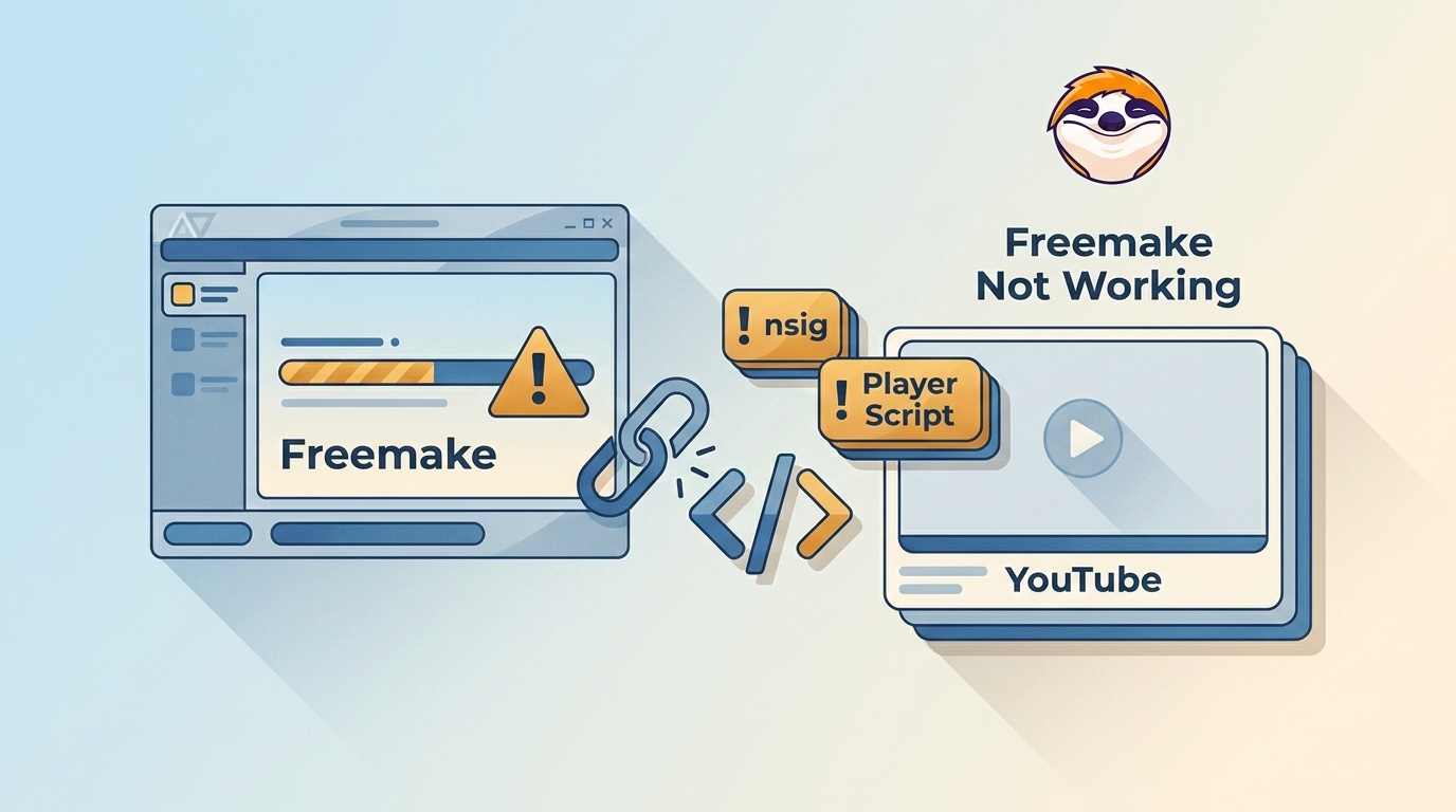 Freemake Video Downloader Not Working in 2026? Fix nsig and Player-Script Errors