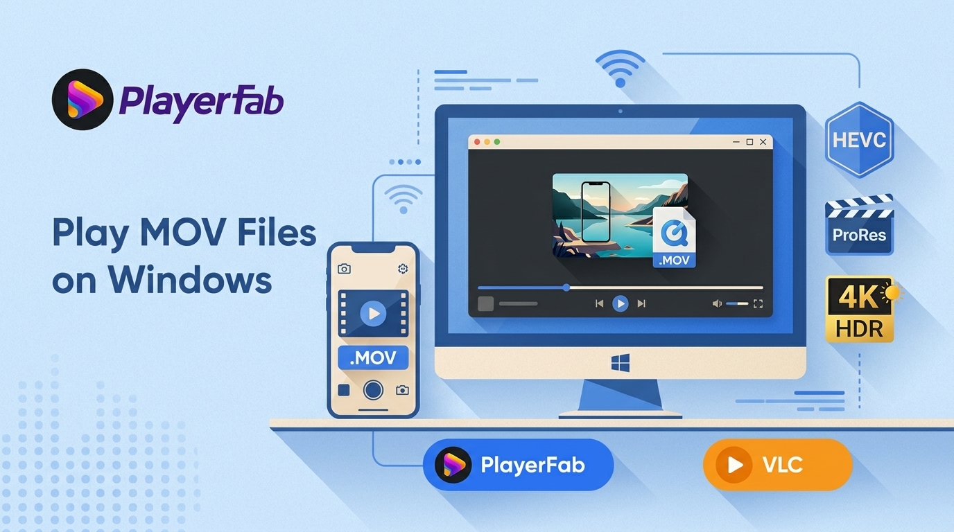 How to Play MOV Files on Windows 10/11, Including iPhone HEVC, ProRes & 4K HDR