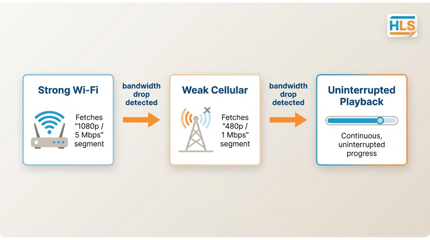 How m3u8 works in hls streaming