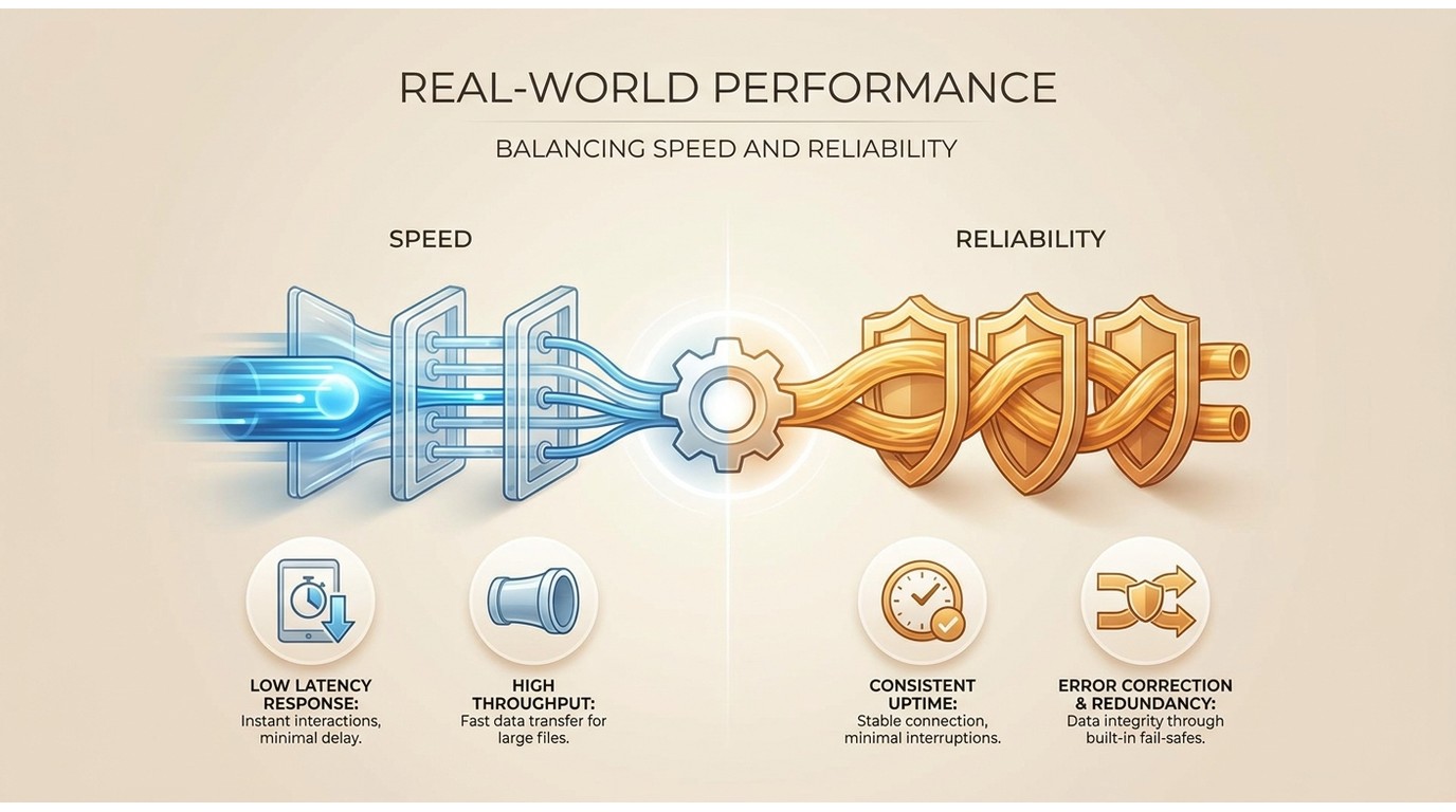 Real world performance speed and reliability
