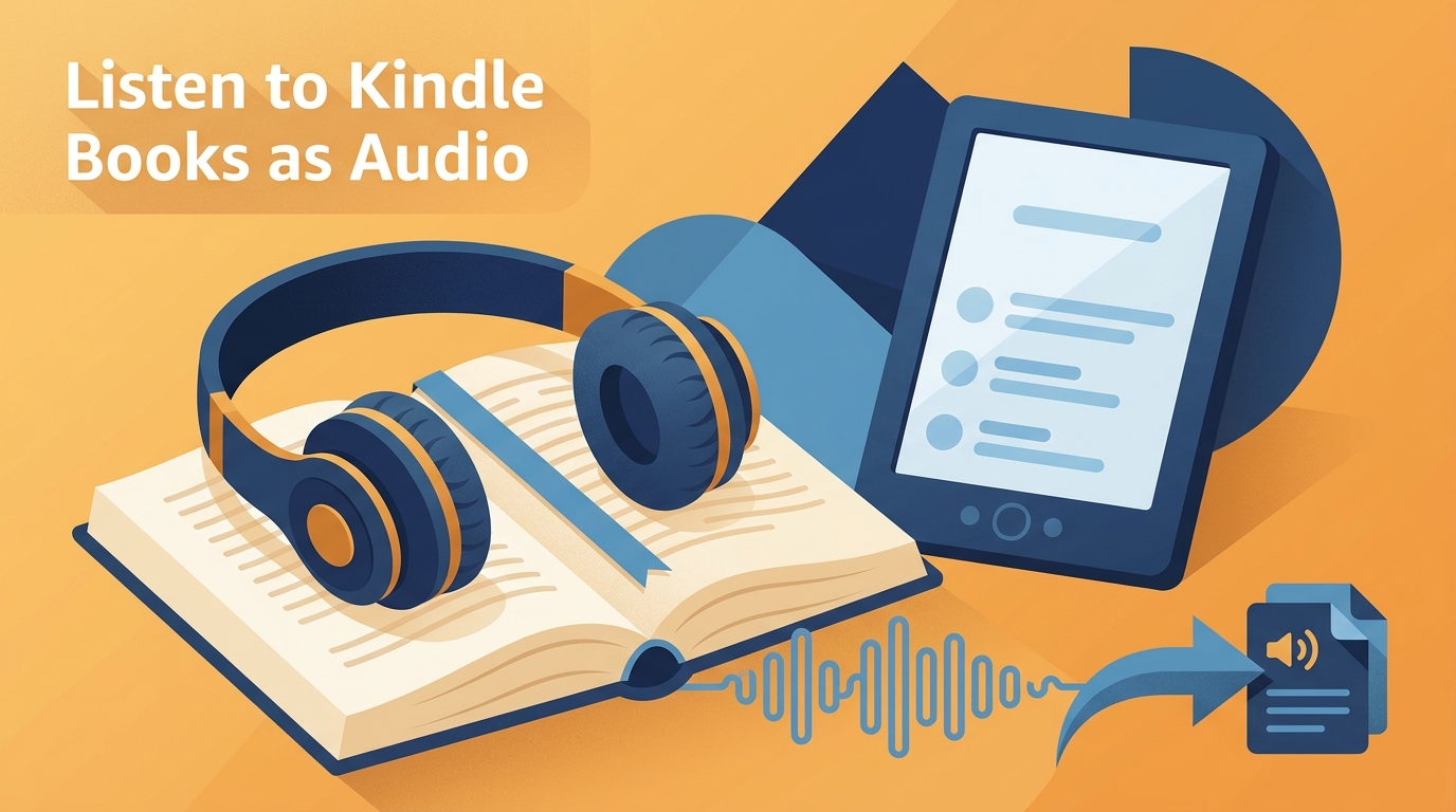 How to Listen to Kindle Books and Convert Them into Audiobooks