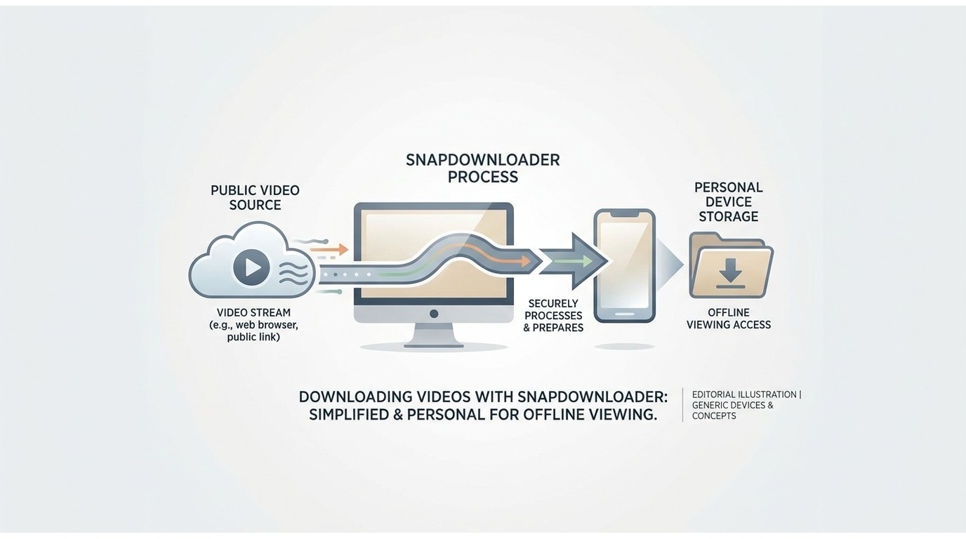 Downloading videos with snapdownloader