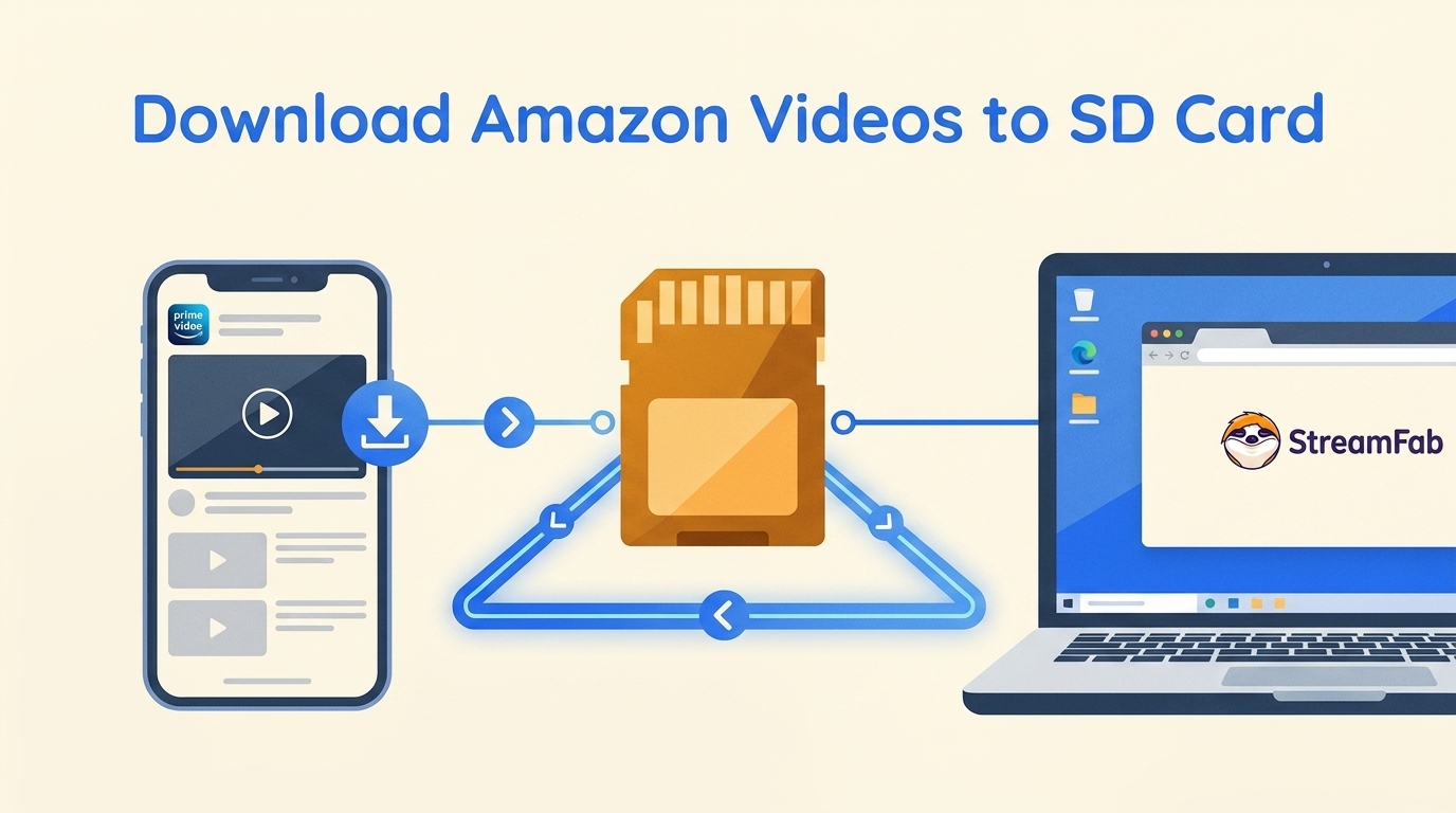 Amazon Video Download to SD Card: 3 Working Methods for Android, Windows & Any