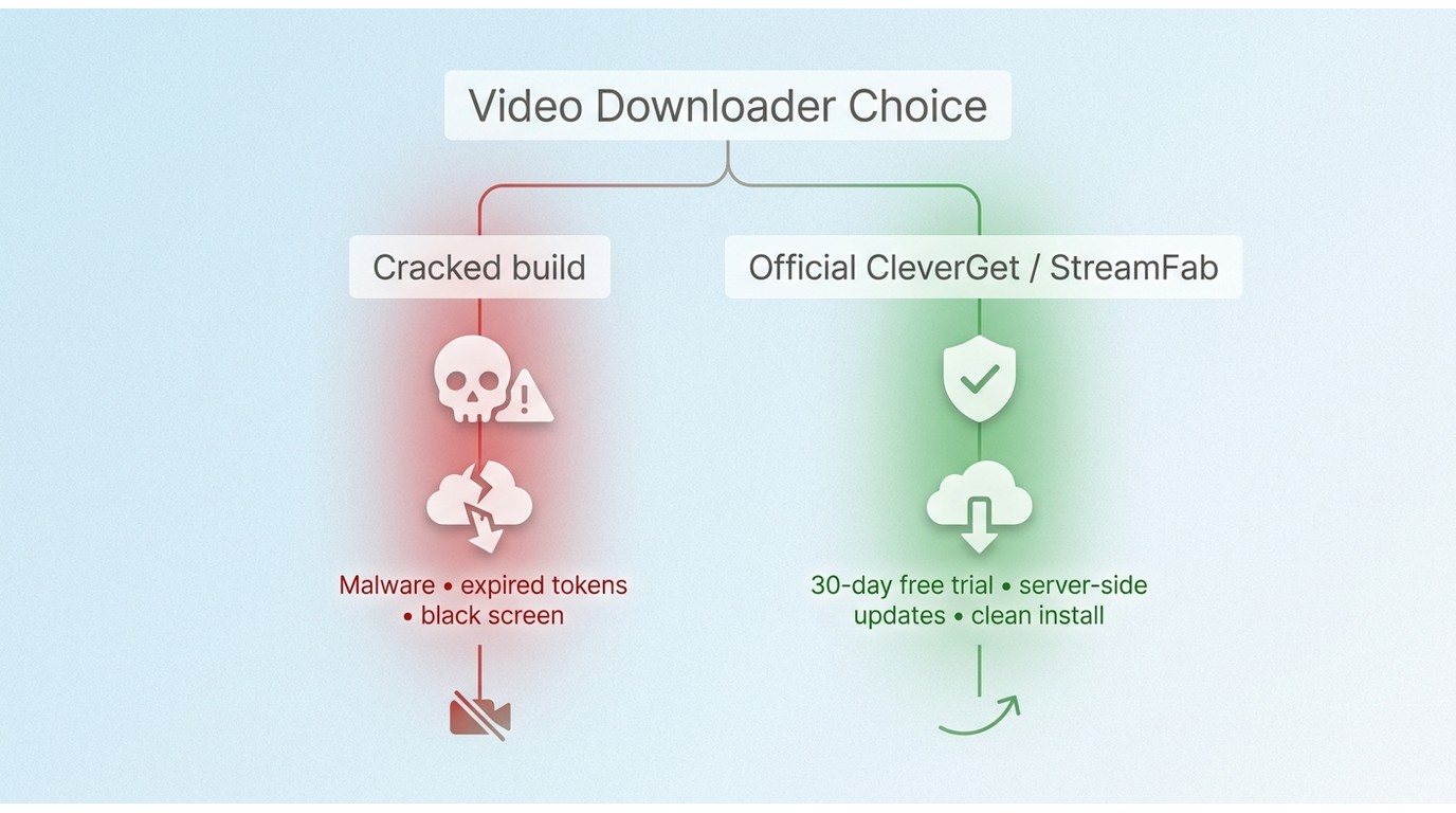 Crack versions and safety risks