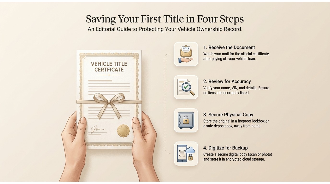 Saving your first title in four steps