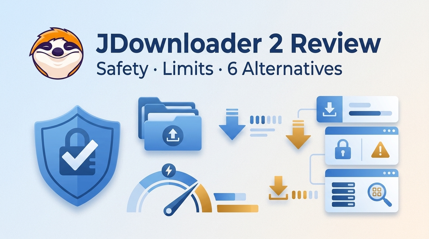 JDownloader 2 Review: Safety, Limits, and 6 Alternatives in 2026