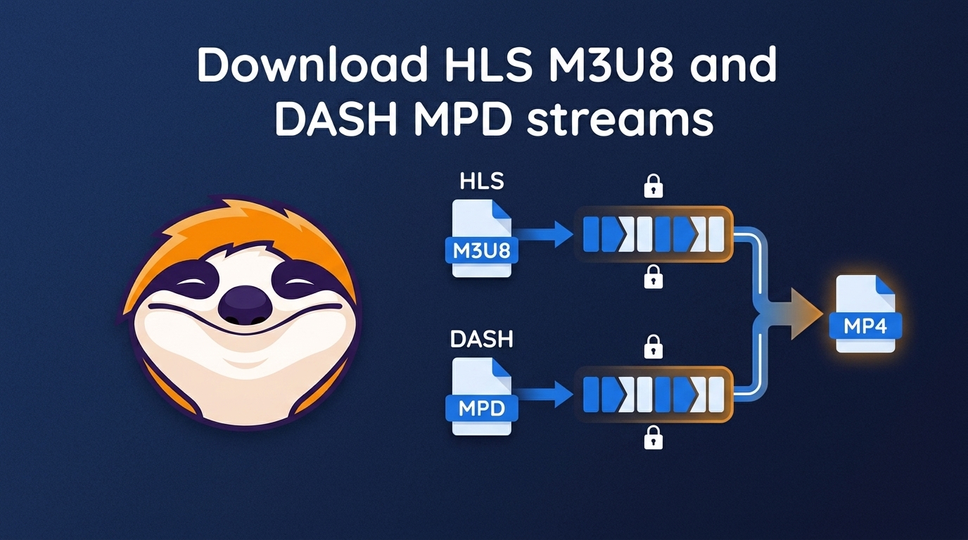 StreamFab HLS M3U8 & DASH MPD Streaming Video Download Solutions