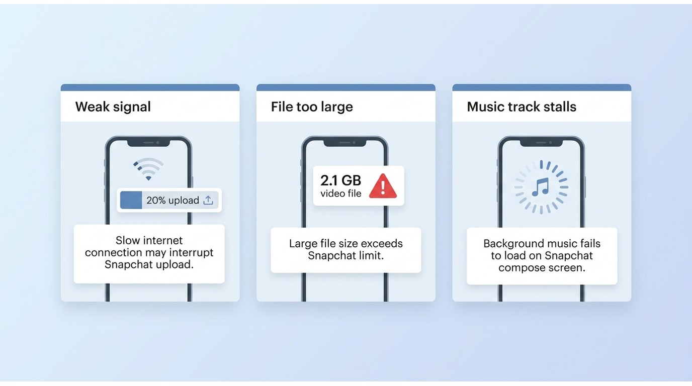 Fix videos that stop or will not send