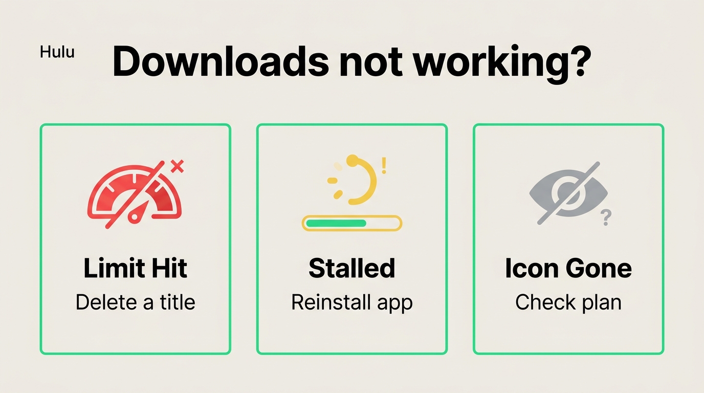 Fixing hulu downloads not working in 2026
