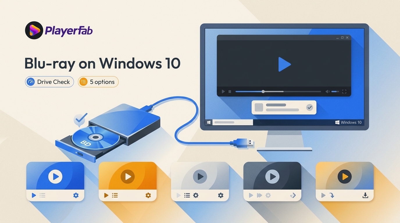 Play Blu-ray on Windows 10: Drive Check and 5 Options