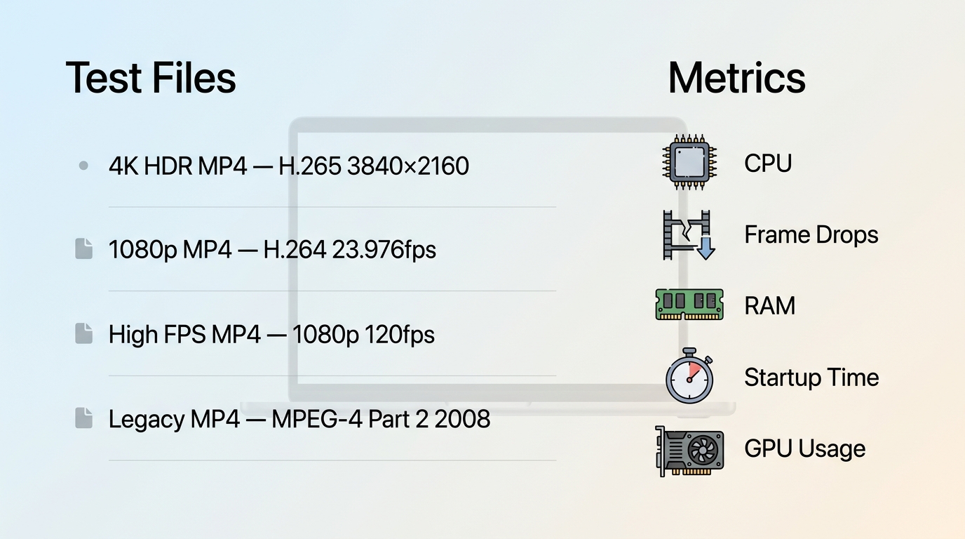 How i tested these mac mp4 players methodology