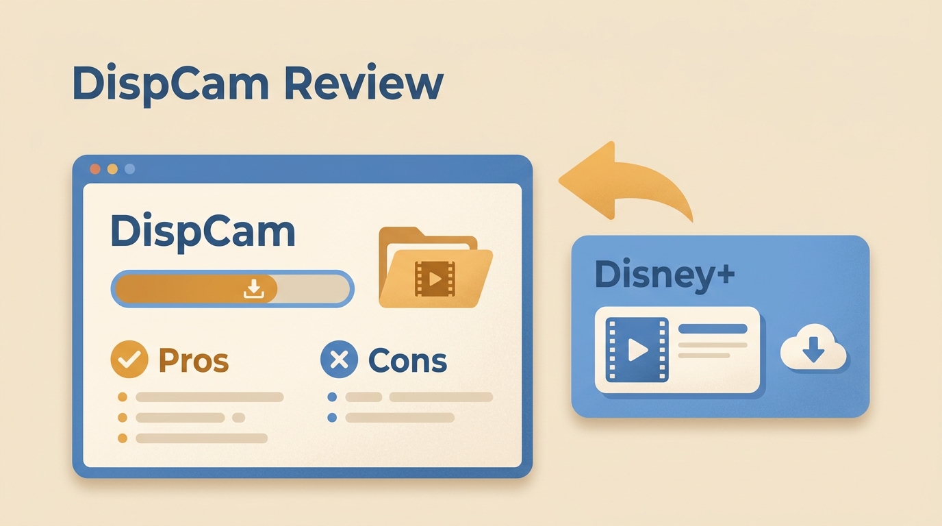 DispCam Review: Is It a Worthy Disney+ Video Downloader? [Pros & Cons]