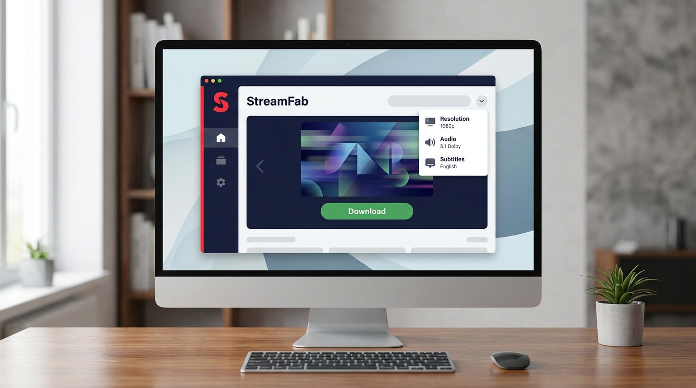 StreamFab Paramount Plus Downloader on Windows showing resolution, audio, and subtitle options befor