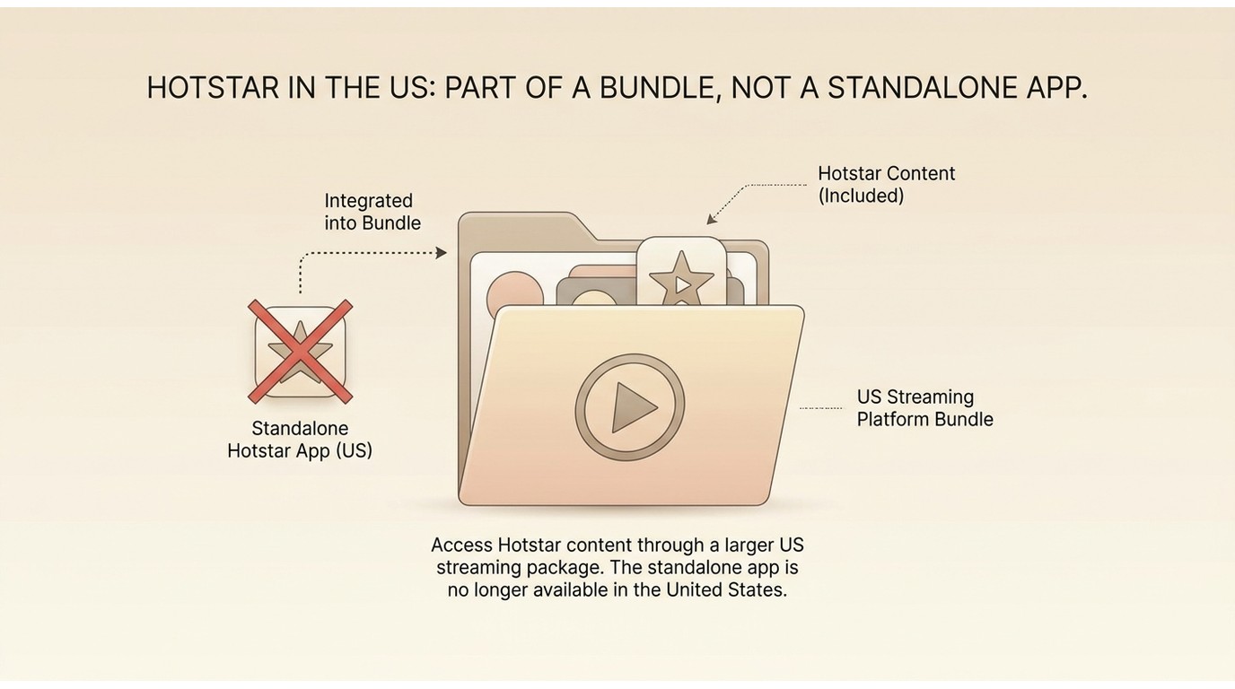 Hotstar Is Not a Standalone US Service