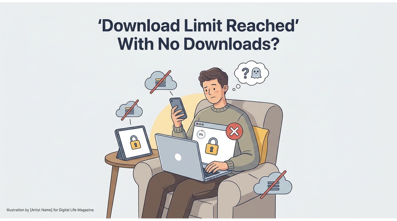 Download limit reached with no downloads