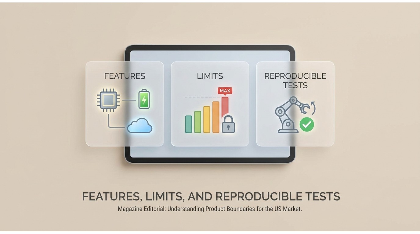 Features limits and reproducible tests