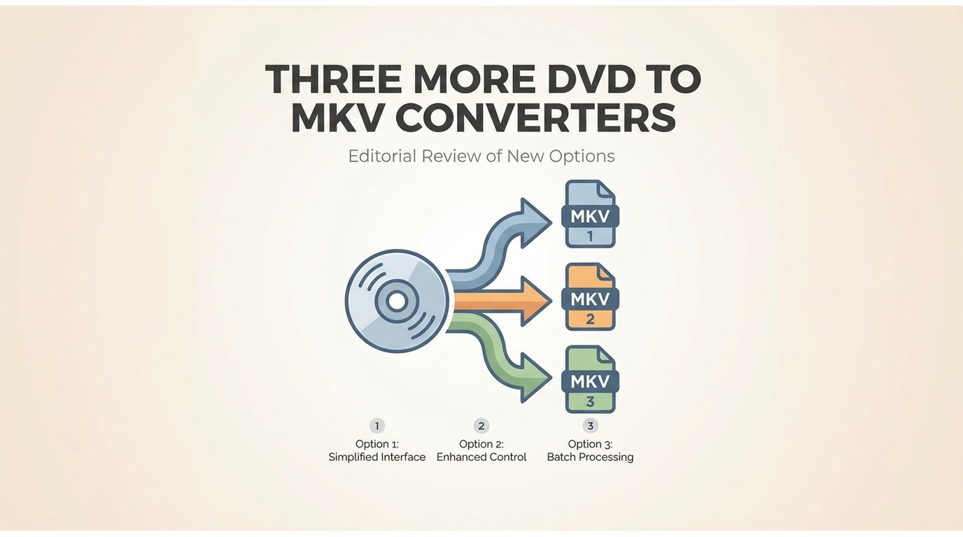 Three More DVD to MKV Converters