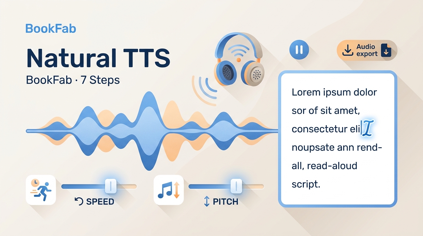BookFab TTS Parameter Guide: 7 Steps to Natural Speech