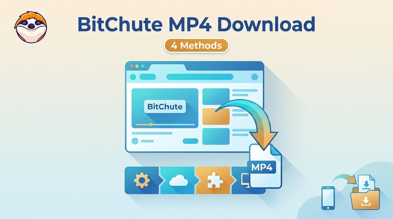 Download BitChute Videos as MP4: 4 Practical Methods