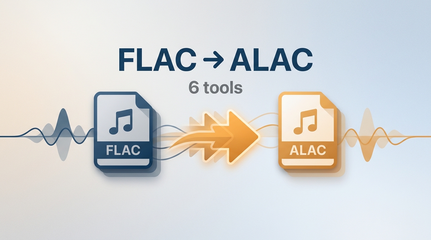 FLAC to Apple Lossless: 6 Converter Options for 2026