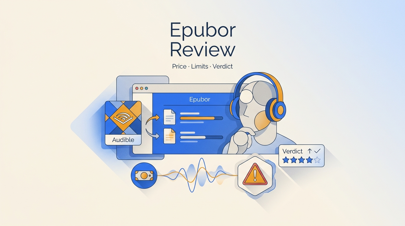 Epubor Audible Converter Review 2026: Price, Limits, and Verdict
