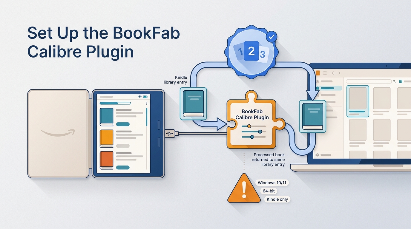 BookFab Calibre Plugin: 3 Setup Steps and Compatibility Limits