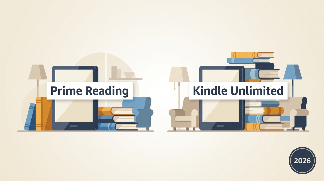 Prime Reading vs Kindle Unlimited: Which One Should You Choose in 2026?
