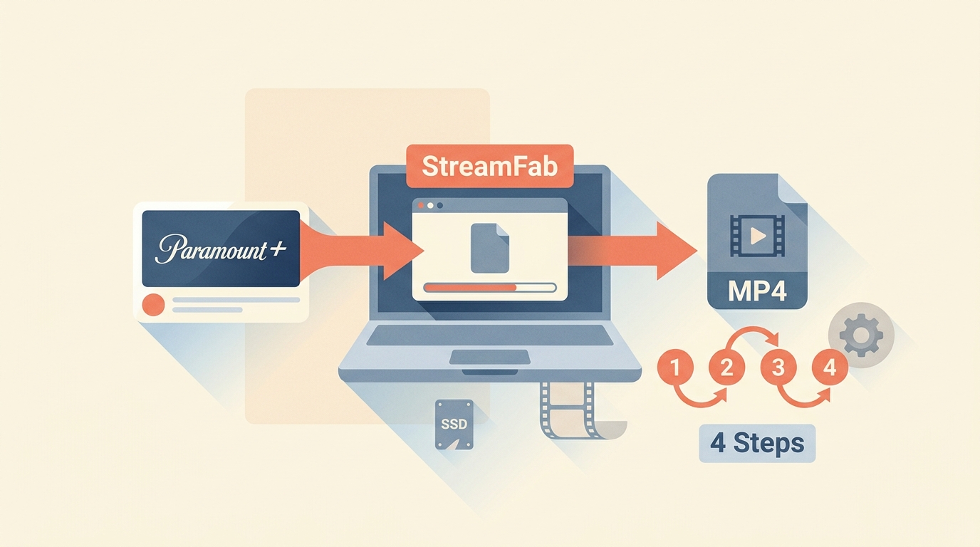 Paramount Plus to MP4 in 4 Steps: Laptop Settings (2026)