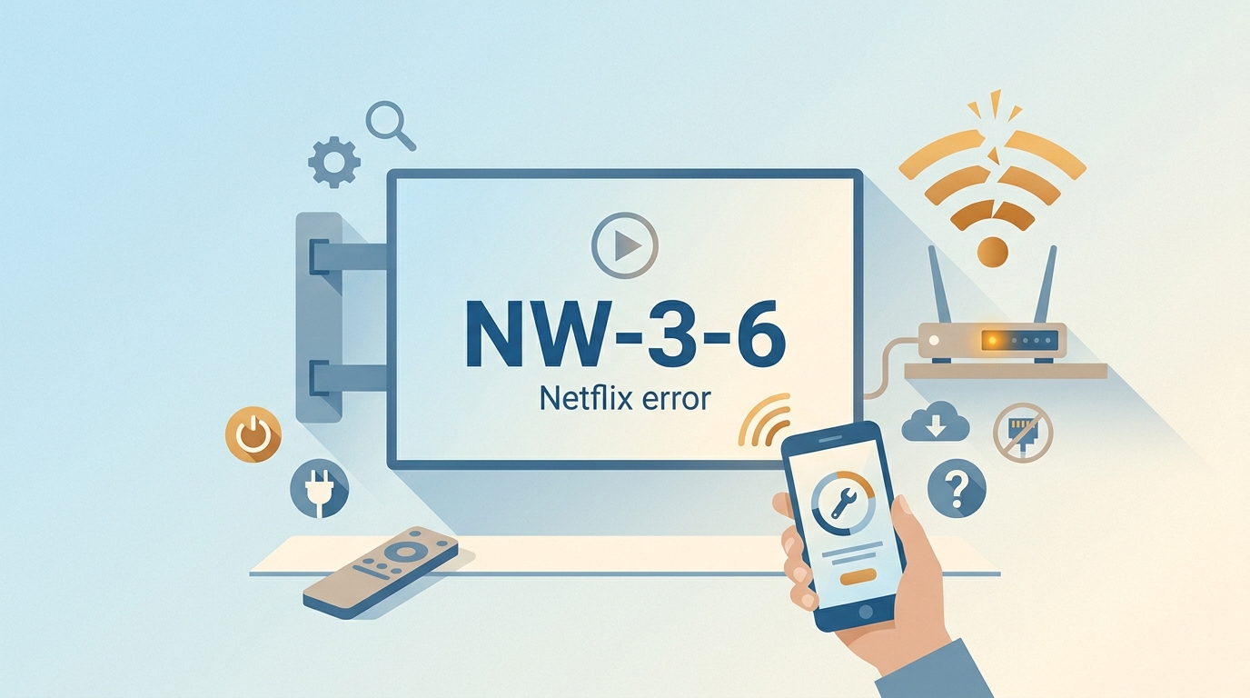 Netflix Error Code NW-3-6: 7 Fixes to Try First
